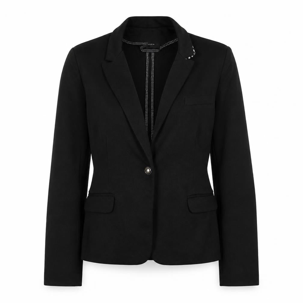 Love Tree Womens Black Jacket Blazer Size S Button