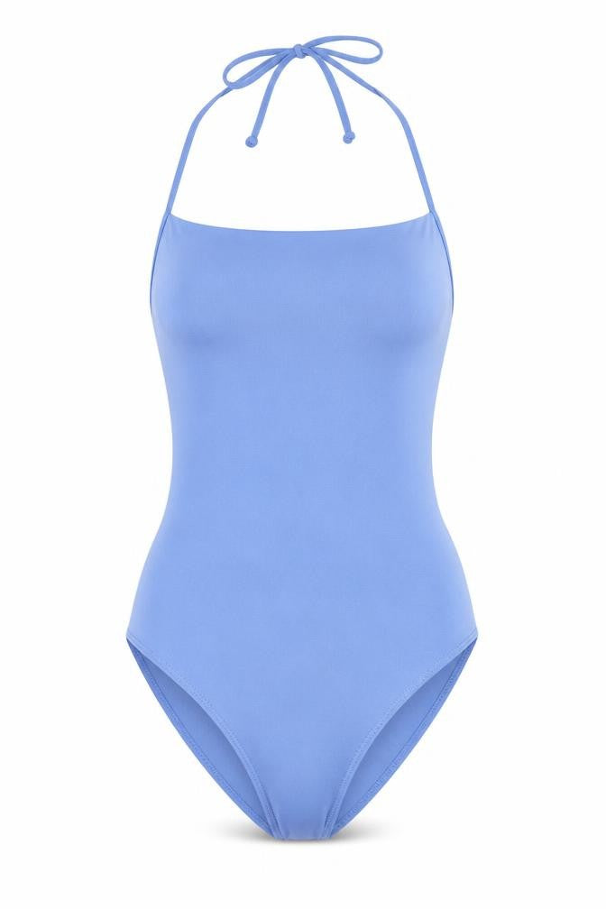H&M Womens Blue Polyester Bodysuit One-Piece Size XS Snap