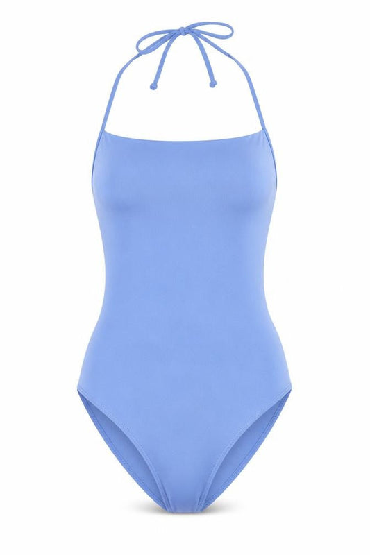 H&M Womens Blue Polyester Bodysuit One-Piece Size XS Snap