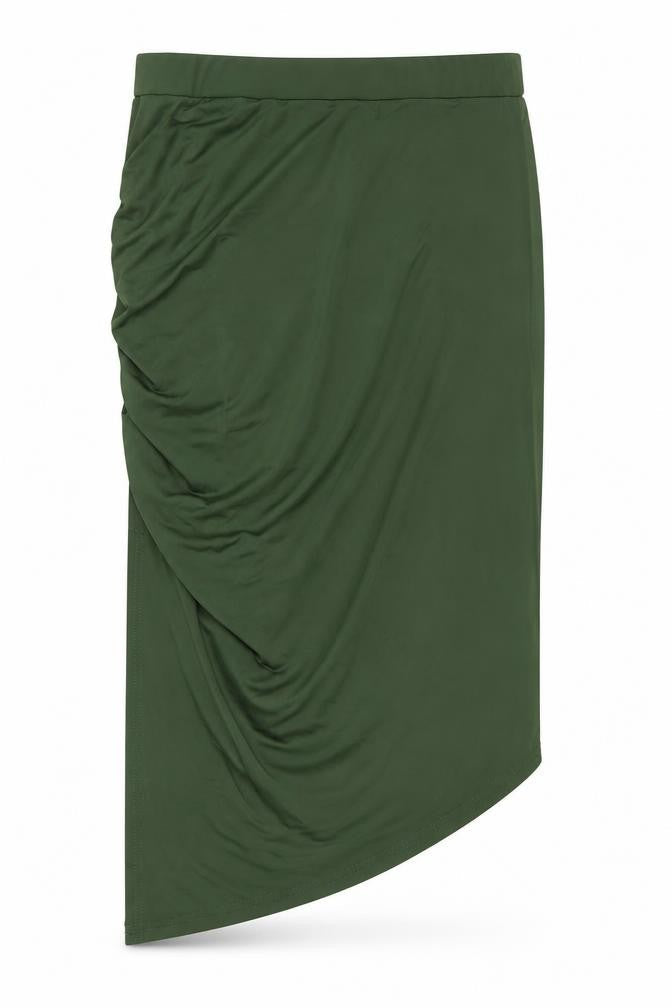 Cider Womens Green Polyester Bandage Skirt Size XL