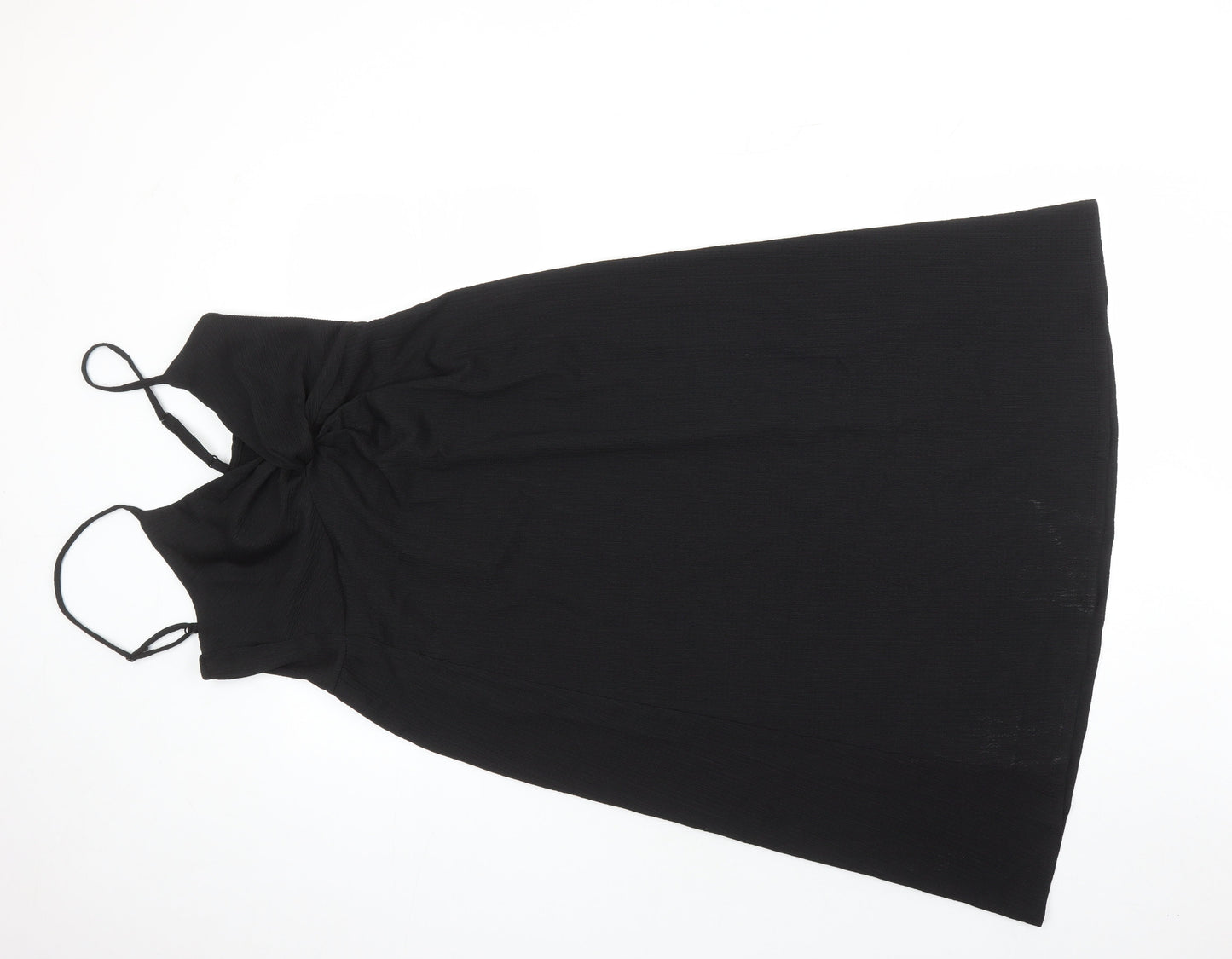 H&M Womens Black Polyester A-Line Size S Sweetheart