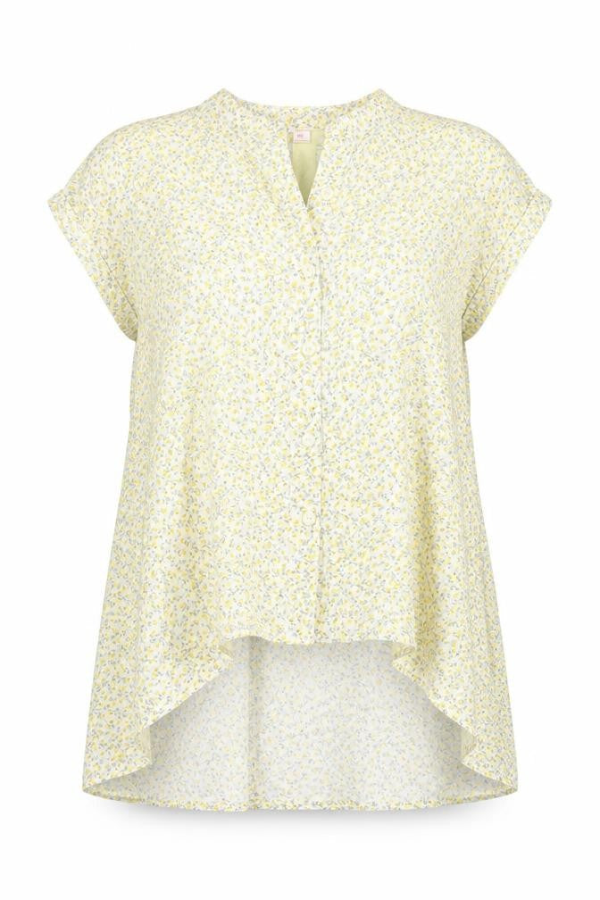 Kristina Anna Womens Multicoloured Floral 100% Cotton Basic Button-Up Size M Henley