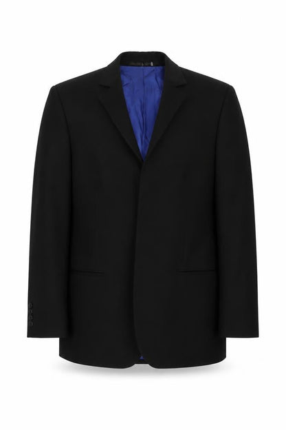 Hugo James Mens Black Polyester Jacket Suit Jacket Size 38 Regular