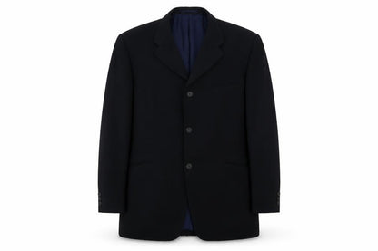 Jefff Banks Mens Blue Wool Jacket Suit Jacket Size 44 Regular