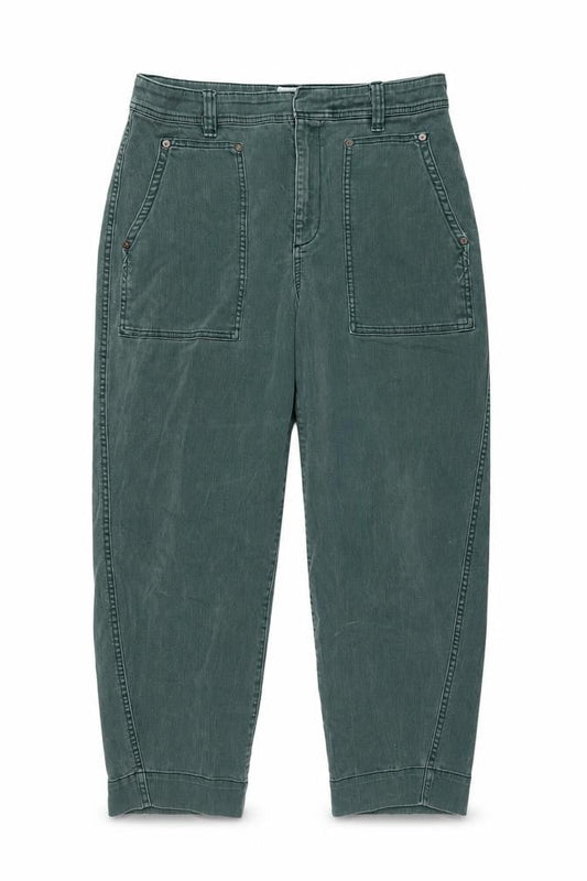 Gap Womens Green Cotton Mom Jeans Size 10 L25 in Regular Button