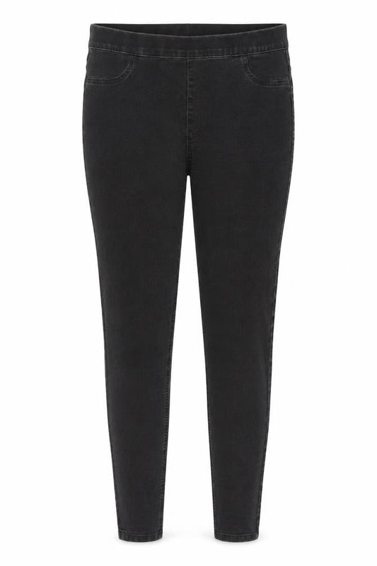 Marks & Spencer Womens Grey Cotton Jegging Jeans Size 32 in L27 in Regular