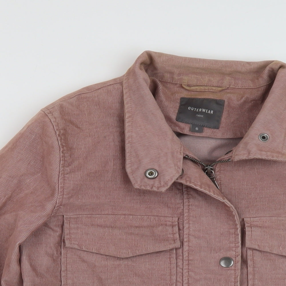 NEXT Womens Pink Jacket Size 6 Zip