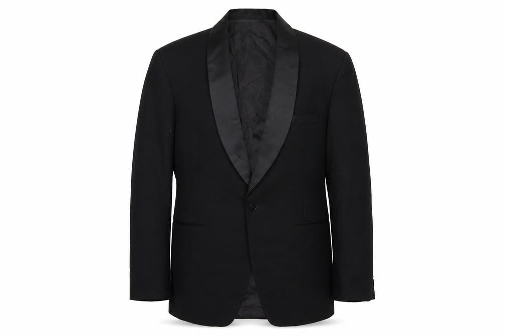 Burton Mens Black Polyester Jacket Suit Jacket Size 38 Regular