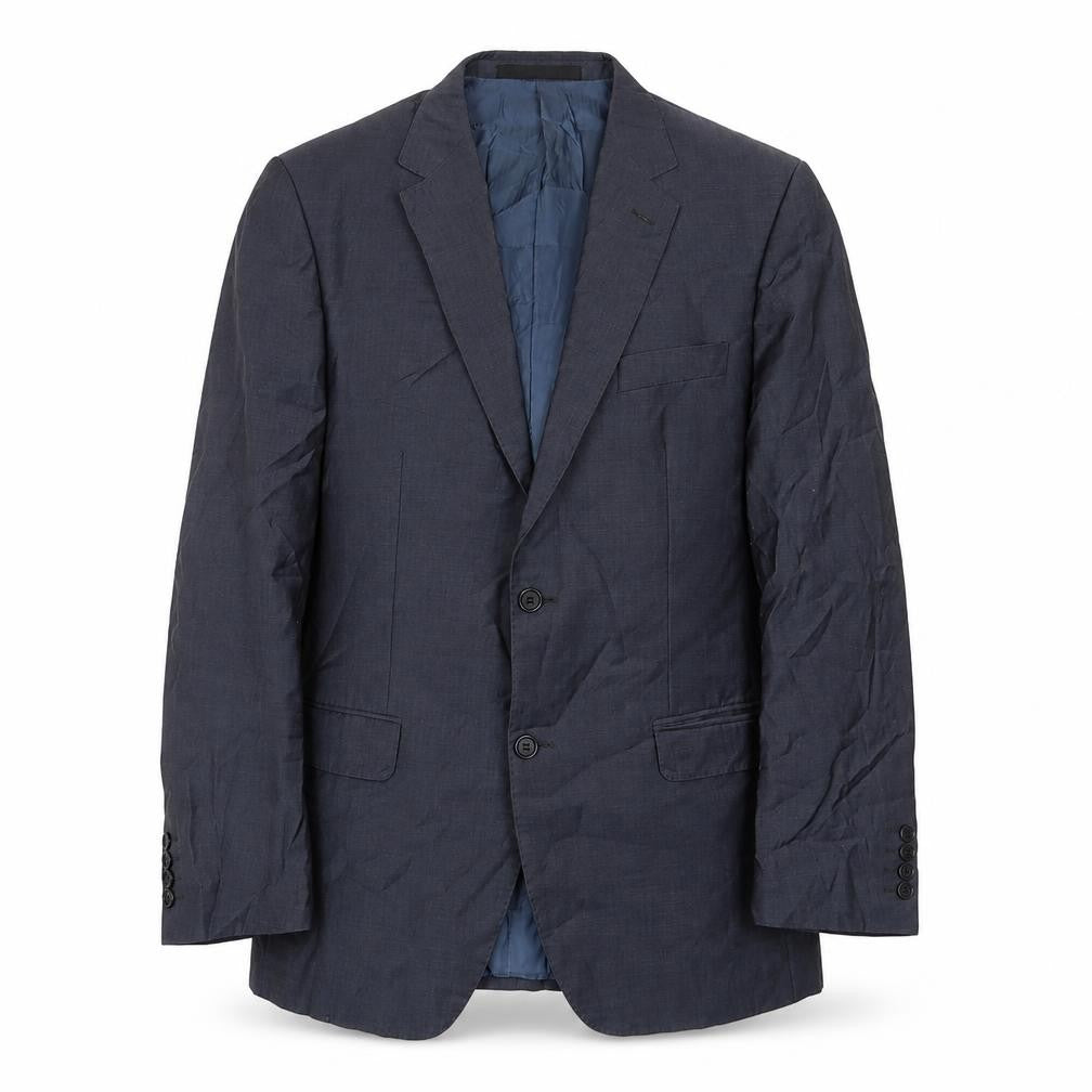 Marks & Spencer Mens Blue Wool Jacket Suit Jacket Size 42 Regular
