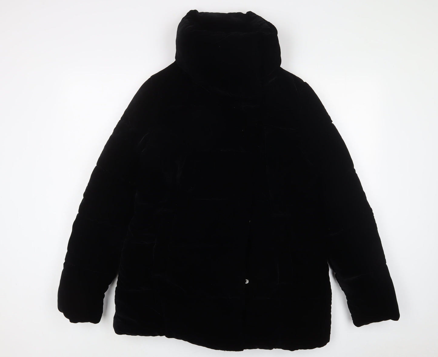 NEXT Womens Black Jacket Coat Size 12 Zip