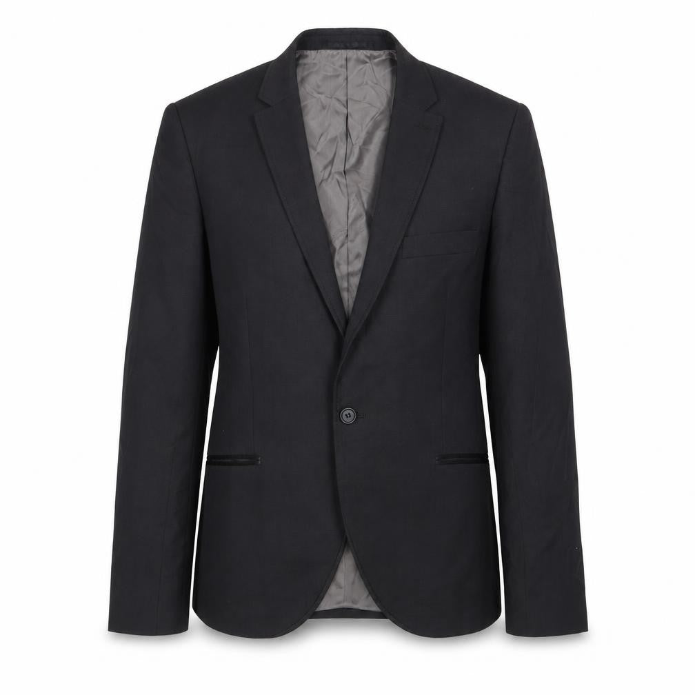 Topman Mens Grey Wool Jacket Suit Jacket Size 40 Regular