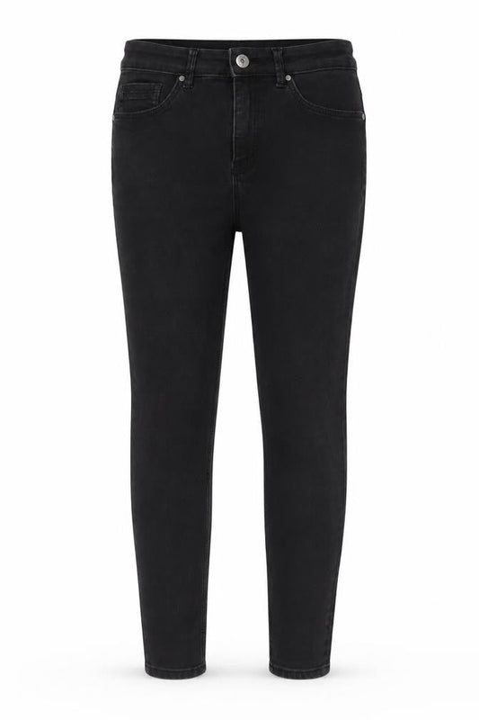 Next Womens Grey Cotton Skinny Jeans Size 10 L27 in Regular Zip