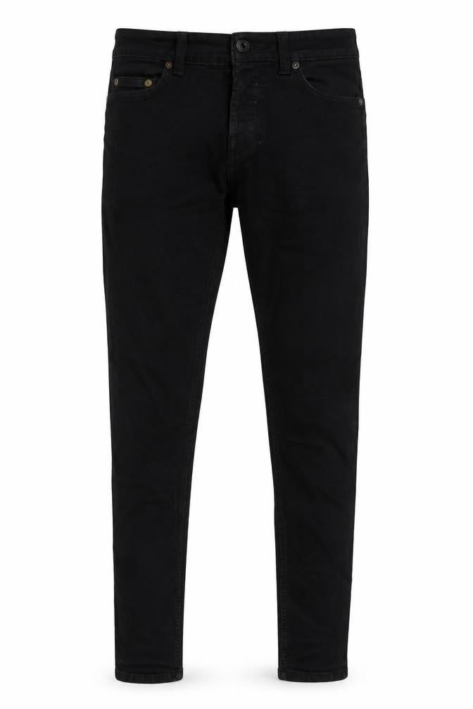 ONLY & SONS Mens Black Cotton Skinny Jeans Size 28 in L32 in Regular Button