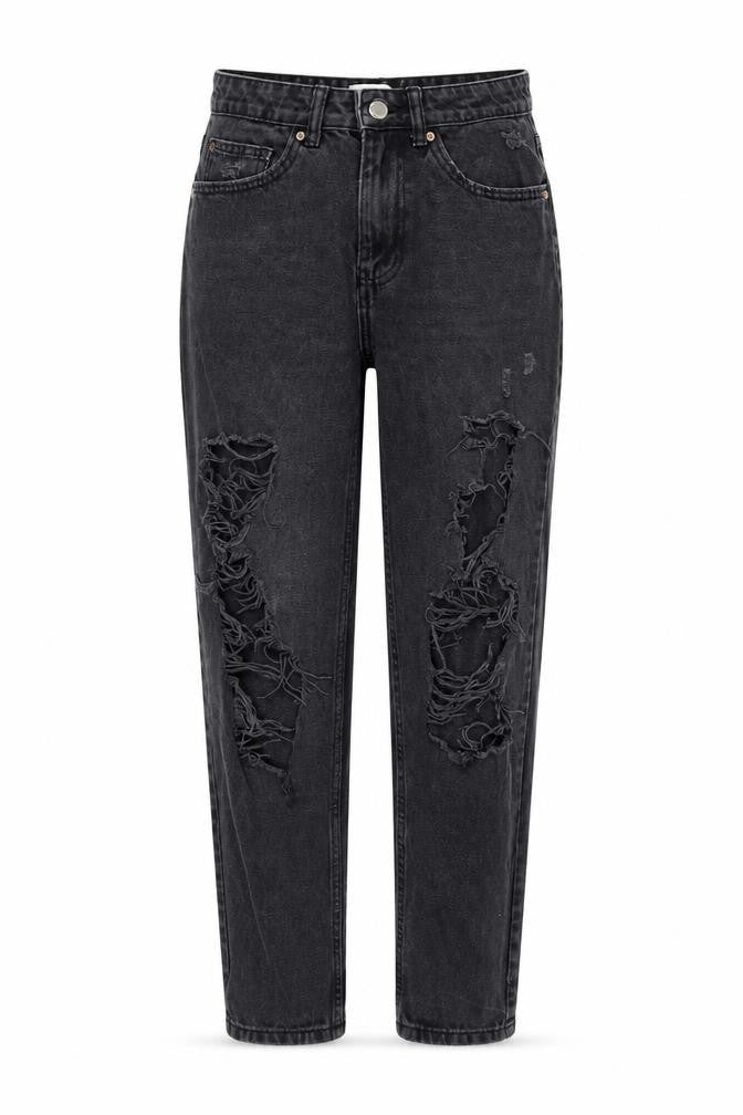 Denim & Co. Womens Green Cotton Straight Jeans Size 8 L27 in Regular Zip