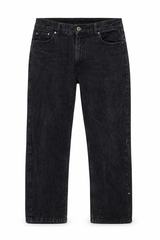 Pride & soul Mens Grey Cotton Straight Jeans Size 38 in L28 in Regular Zip