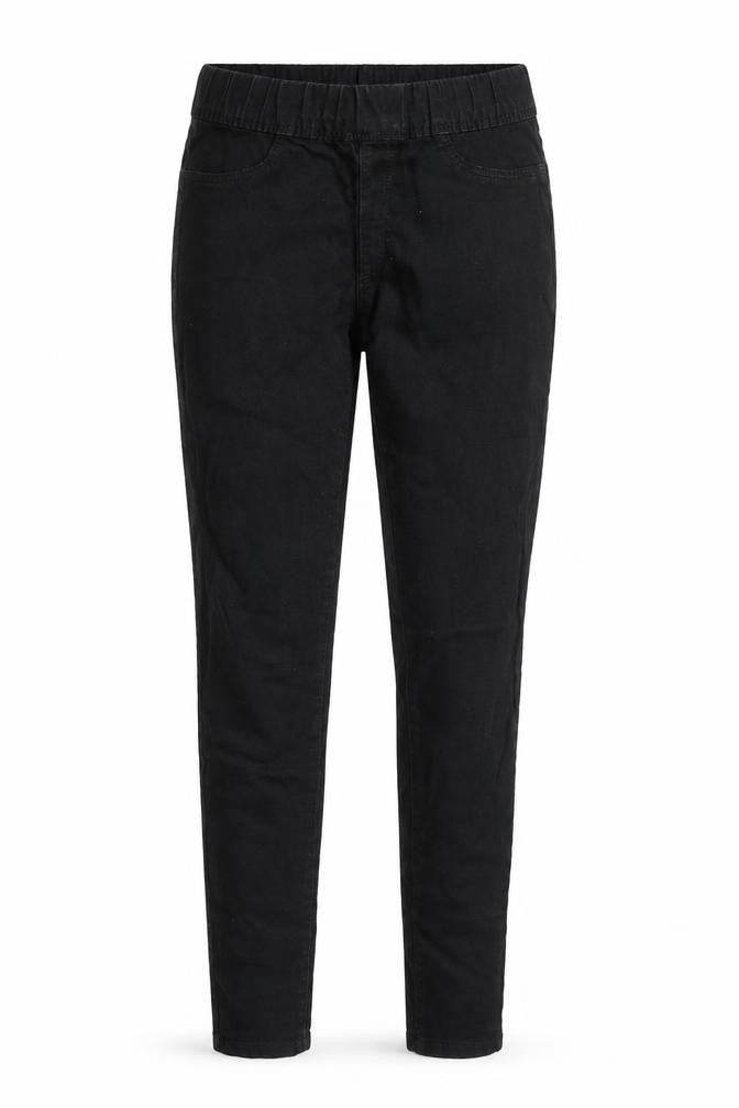 Denim & Co. Womens Black Cotton Blend Jegging Jeans Size 10 L28.5 in Regular