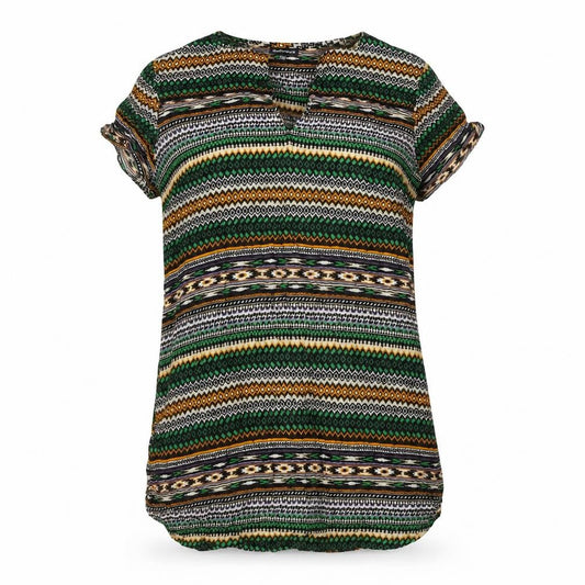 Warehouse` Womens Multicoloured Viscose Shirt Dress Size 14 Mock Neck