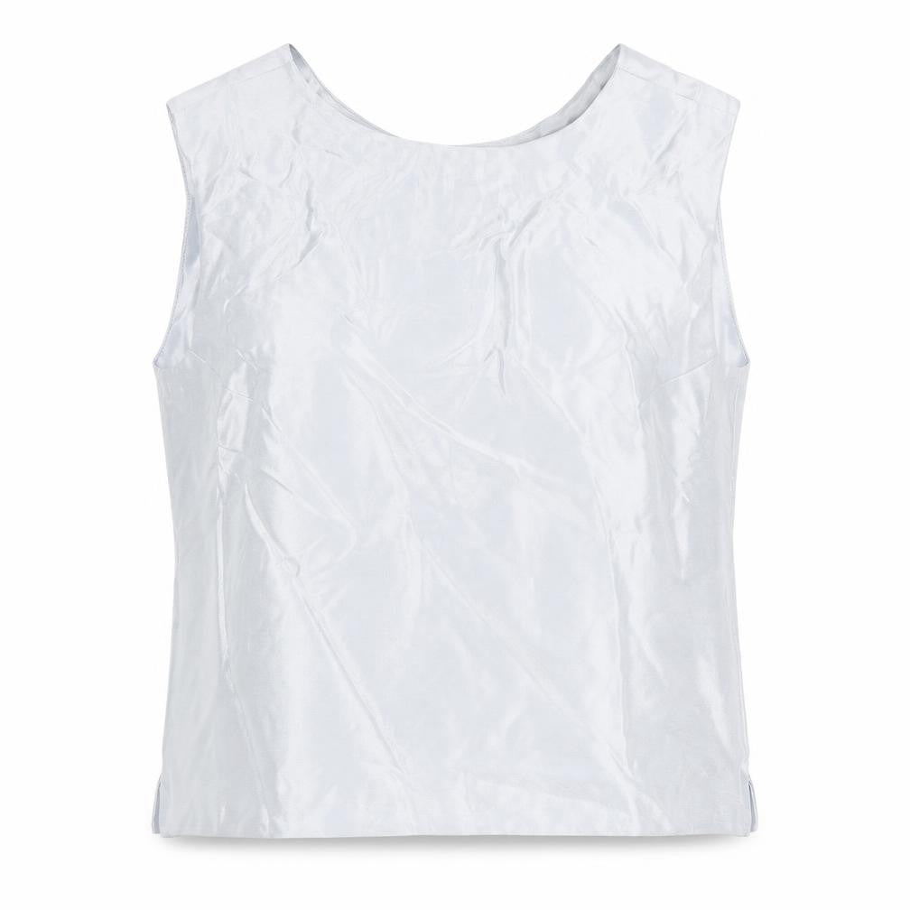 Tom Bowker Womens Blue Polyester Basic Tank Size 16 Round Neck