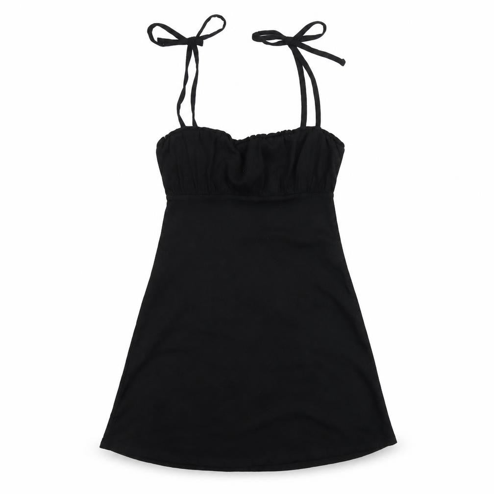 H&M Womens Black Polyester A-Line Size XS Square Neck Pullover
