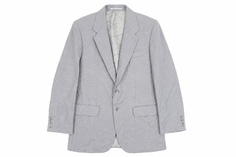 St Michael Mens Grey Polyester Jacket Suit Jacket Size 38 Regular - Vintage