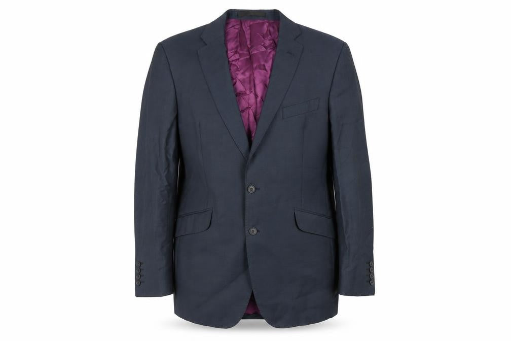 Autograph Mens Blue Wool Jacket Suit Jacket Size 44 Regular