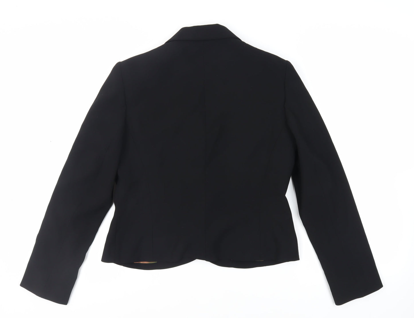 Patrick Mendes Womens Black Jacket Blazer Size M Button