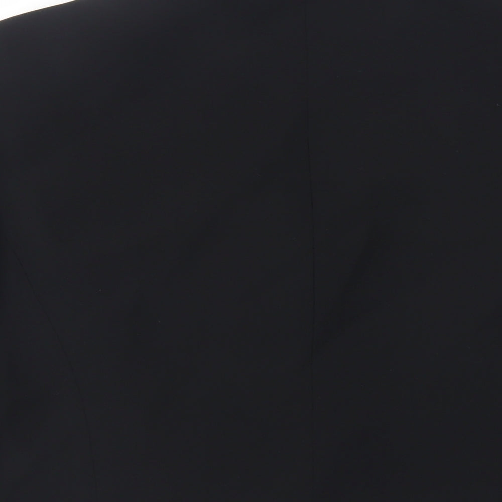 Patrick Mendes Womens Black Jacket Blazer Size M Button