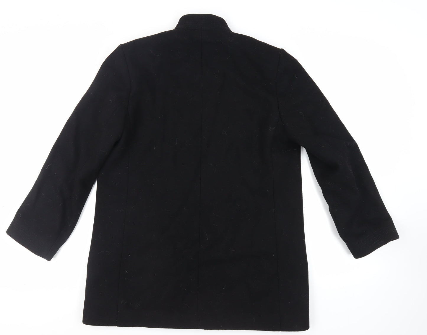 St Michael Womens Black Jacket Size 12 - Vintage Open