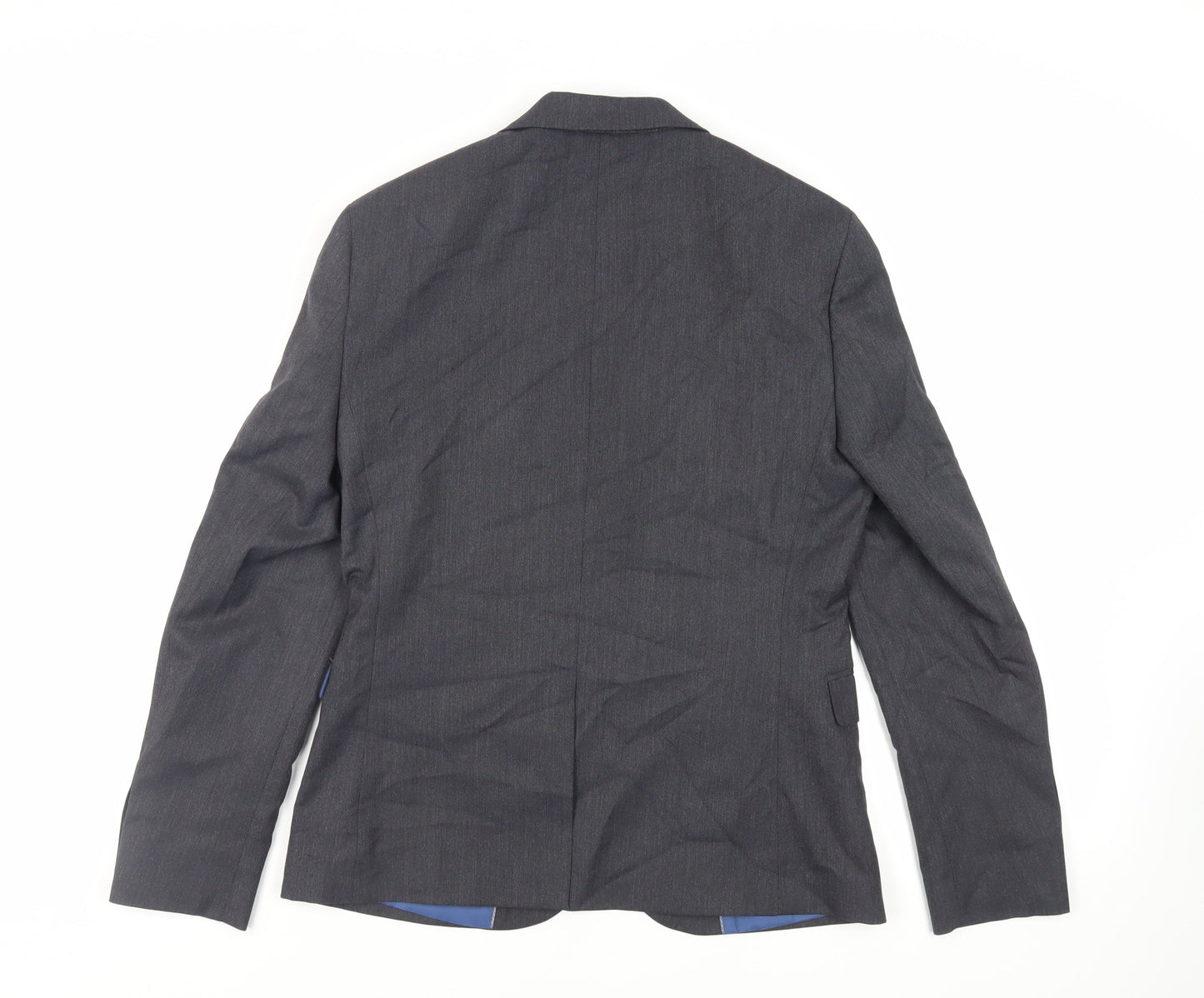 Marks and Spencer Mens Grey Polyester Jacket Suit Jacket Size 36 Regular