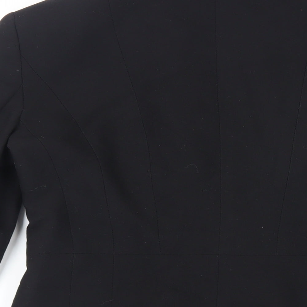 Principles Womens Black Jacket Blazer Size 10 Button