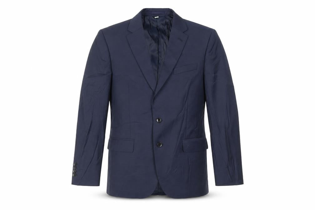 Marks & Spencer Mens Blue Polyester Jacket Suit Jacket Size 42 Regular