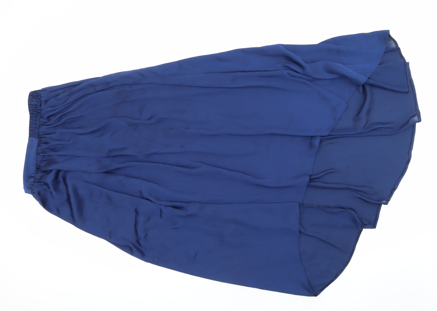 River Island Womens Blue Polyester A-Line Skirt Size 8