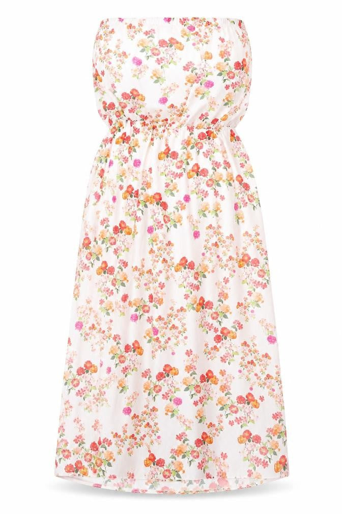 New Look Womens Multicoloured Floral Polyester Maxi Size 12 Off the Shoulder