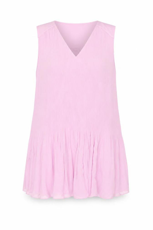 H&M Womens Pink Polyester Shift Size XL V-Neck Pullover