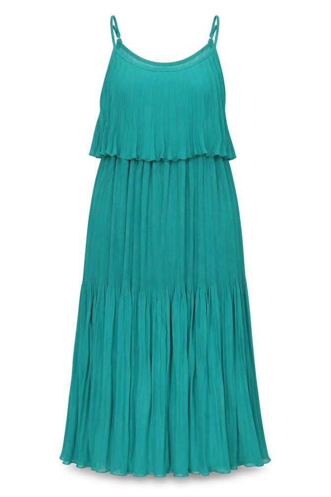 Glamorous Womens Green Polyester Maxi Size 12 Scoop Neck Pullover