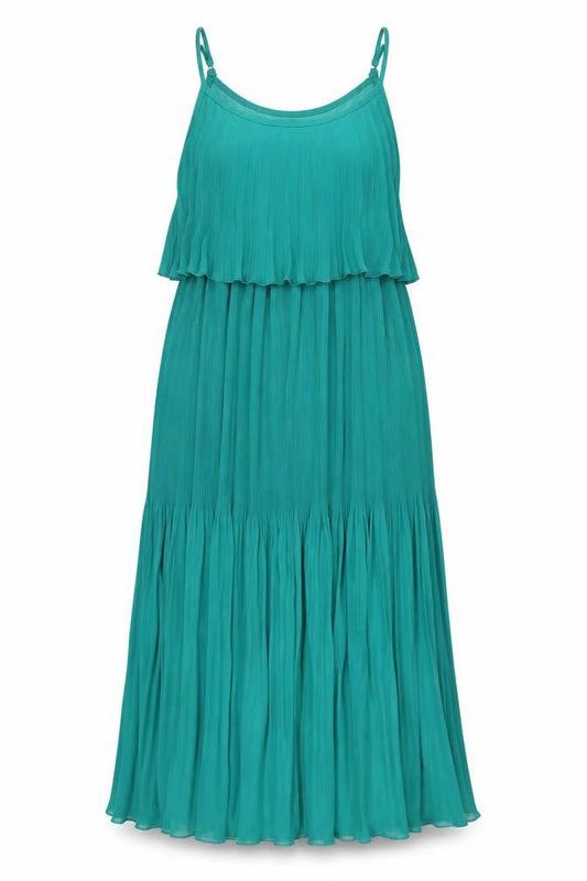 Glamorous Womens Green Polyester Maxi Size 12 Scoop Neck Pullover
