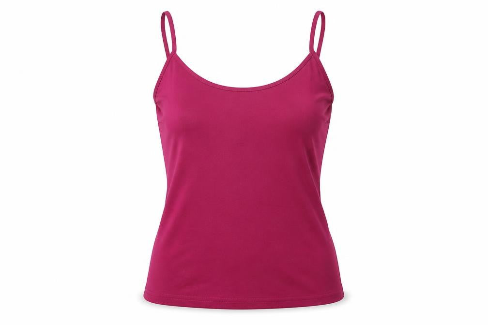 Debenhams Womens Purple Polyester Camisole T-Shirt Size 12 Scoop Neck