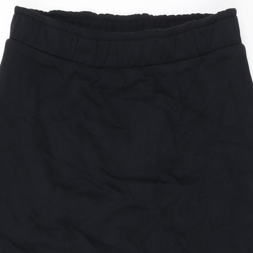 EDC Womens Black Polyester Straight & Pencil Skirt Size L