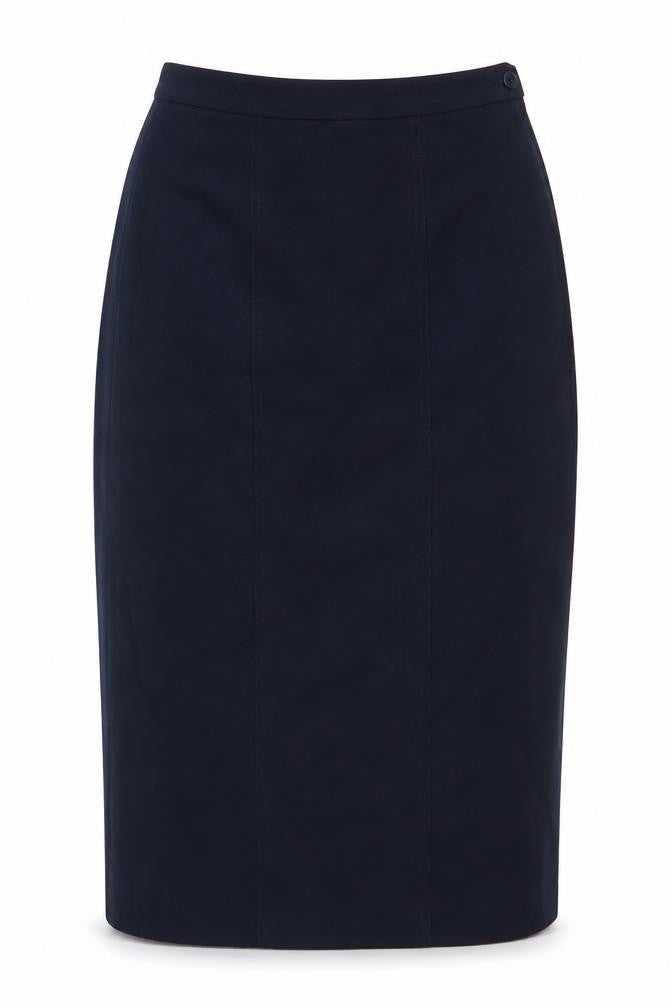 NEXT Womens Blue Wool Straight & Pencil Skirt Size 8 Zip