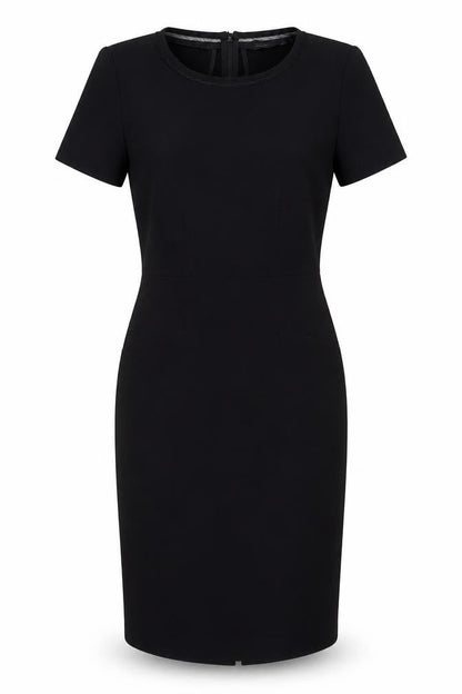 Next Womens Black Polyester A-Line Size 10 Round Neck Zip