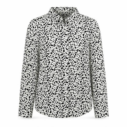 Brave Soul Womens Multicoloured Geometric Polyester Basic Button-Up Size S Collared