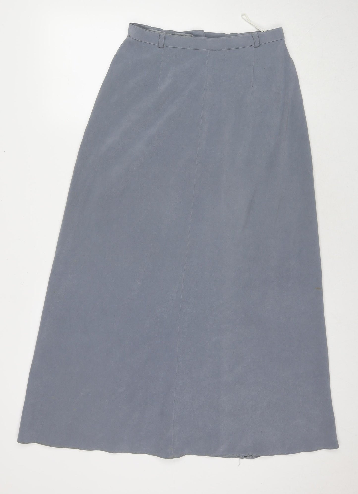 TAGG Womens Grey Polyester Maxi Skirt Size 10 Button