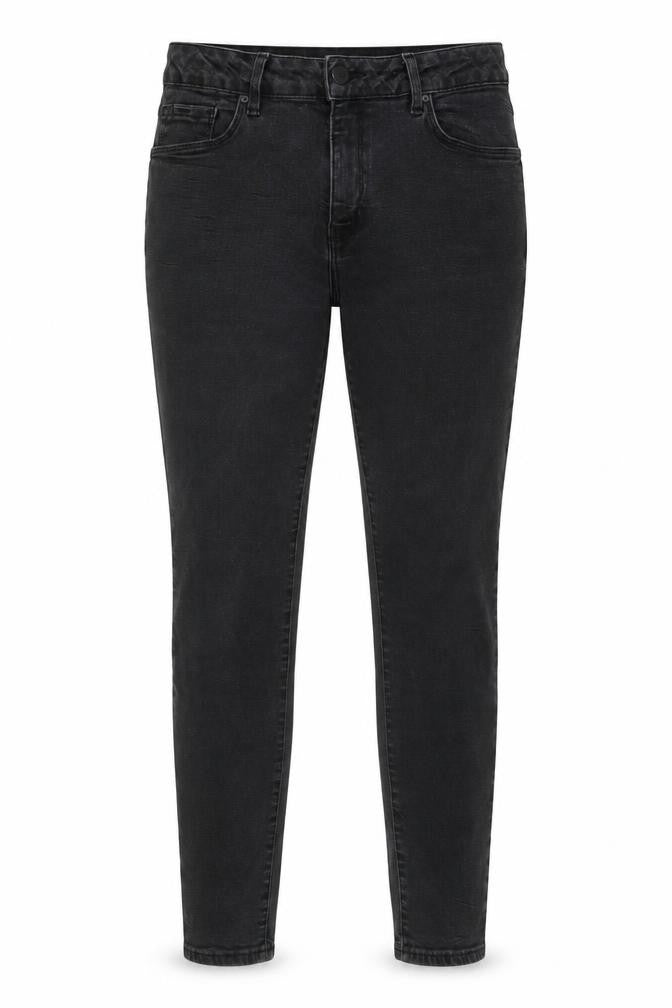 New Look Womens Grey Cotton Skinny Jeans Size 14 L27 in Regular Button