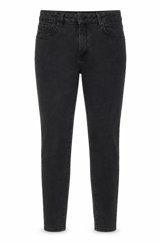 New Look Womens Grey Cotton Skinny Jeans Size 14 L27 in Regular Button