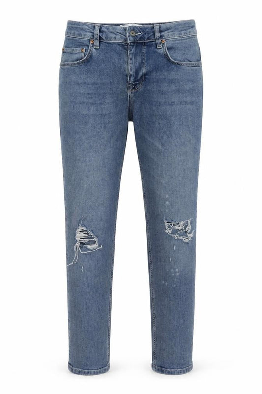 ASOS Mens Blue Cotton Skinny Jeans Size 29 in L32 in Regular Button