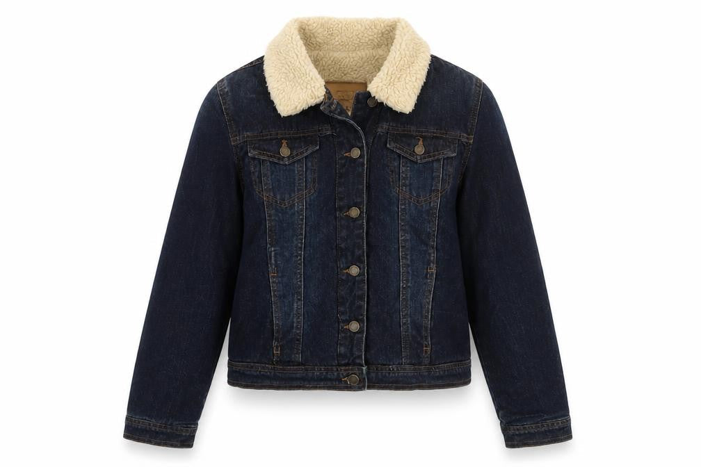 BBJ Womens Blue Jacket Size M Button