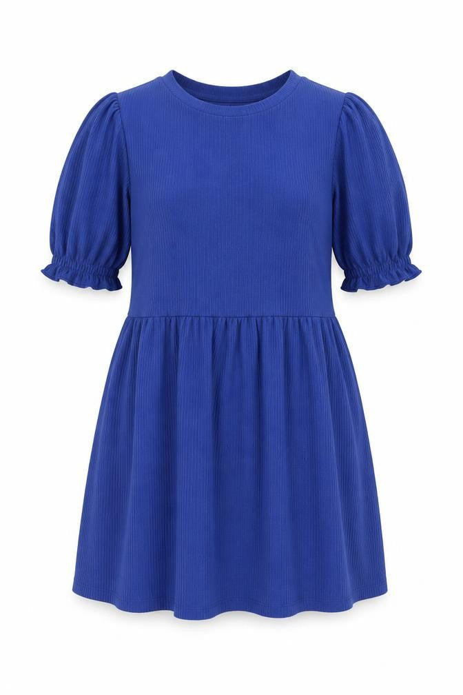 New Look Womens Blue Polyester A-Line Size 12 Round Neck Pullover