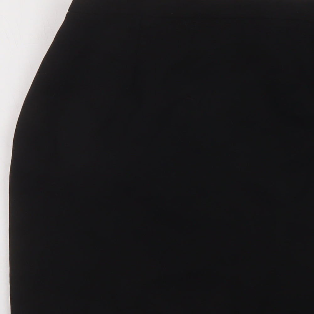 Kaleidoscope Womens Black Polyester Straight & Pencil Skirt Size 12 Zip
