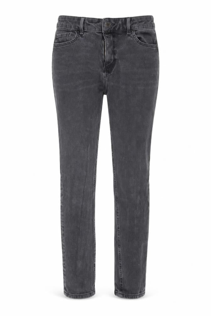 Marks & Spencer Womens Grey Cotton Skinny Jeans Size 12 L20 in Regular Zip