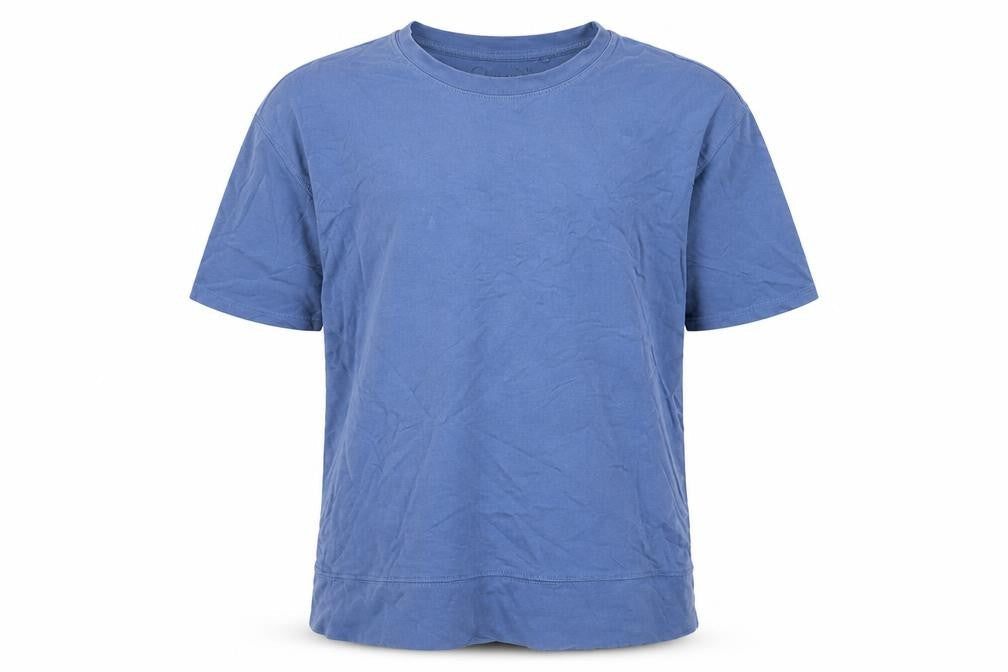 Next Boys Blue Cotton Basic T-Shirt Size 10 Years Crew Neck Pullover